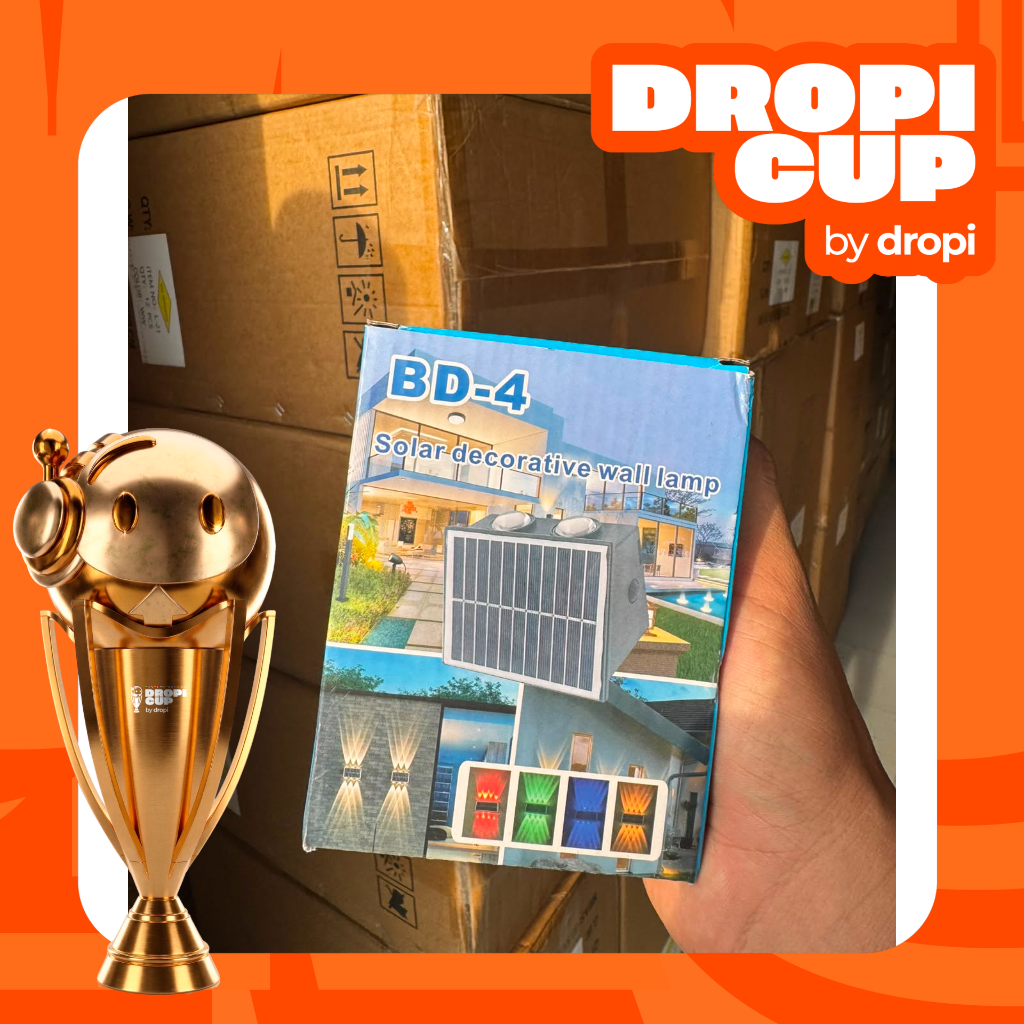 Dropi Cup Luz solar de pared Gourmet